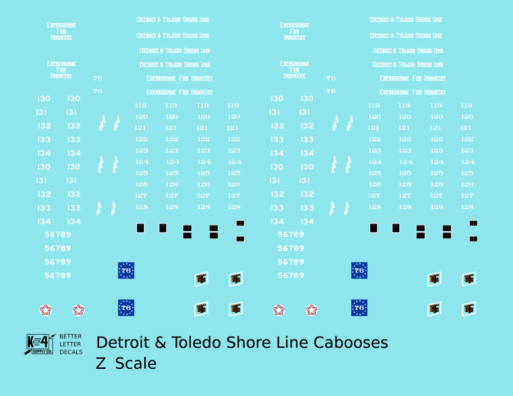 Detroit & Toledo Shore Line Caboose White