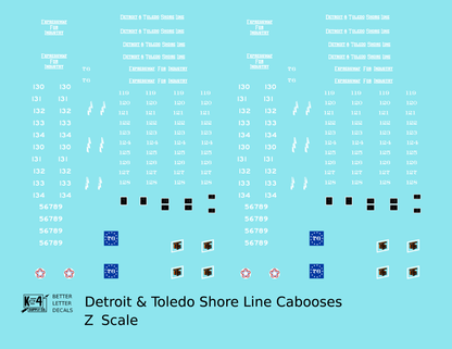 Detroit & Toledo Shore Line Caboose White