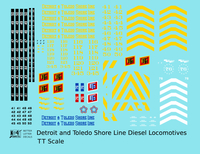 Detroit & Toledo Shore Line Diesel Locomotive Yellow