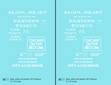 Elgin Joliet and Eastern EJ&E 40 Ft Wood Boxcar White