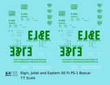 Elgin Joliet and Eastern 50 Ft Single Door Boxcar Green