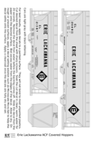 Erie Lackawanna ACF Covered Hopper Black