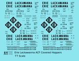 Erie Lackawanna ACF Covered Hopper Black