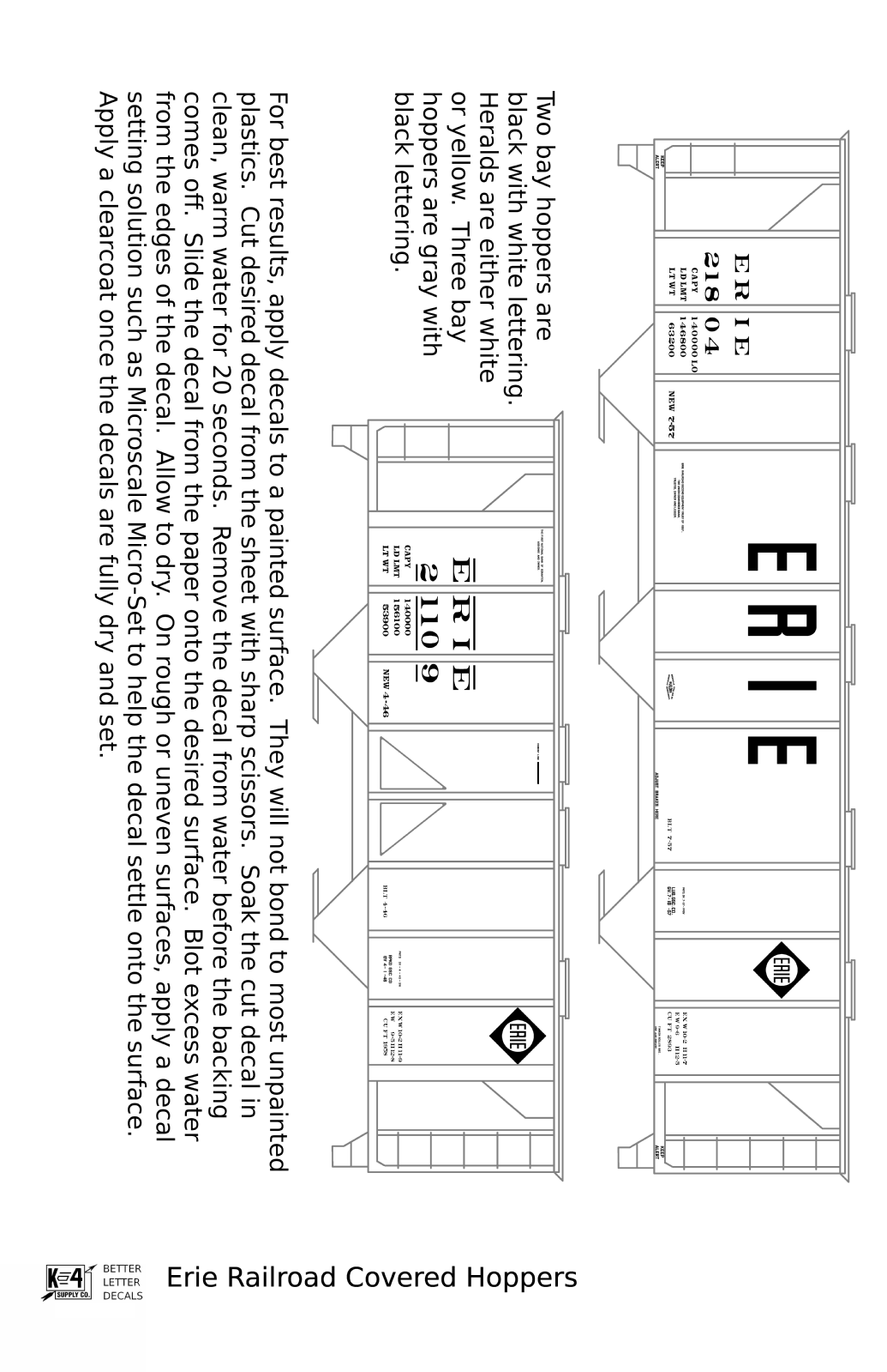 Erie Covered Hopper White