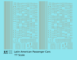 Standard / Narrow Gauge Latin American Passenger Cars  Bronze Gold Mexico, Cuba, Etc
