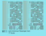 Standard / Narrow Gauge Latin American Passenger Cars  Bronze Gold With Black Shadow Mexico, Cuba, Etc