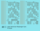 Standard / Narrow Gauge Latin American Passenger Cars  Bronze Gold With Black Shadow Mexico, Cuba, Etc