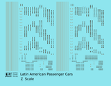 Standard / Narrow Gauge Latin American Passenger Cars  Bronze Gold With Black Shadow Mexico, Cuba, Etc