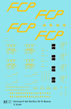 FCP Ferrocarril Del Pacifico 50 Ft Boxcar Yellow