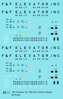 F&F Elevator, Inc. PS-2CD Covered Hopper Black Arnold, Nebraska