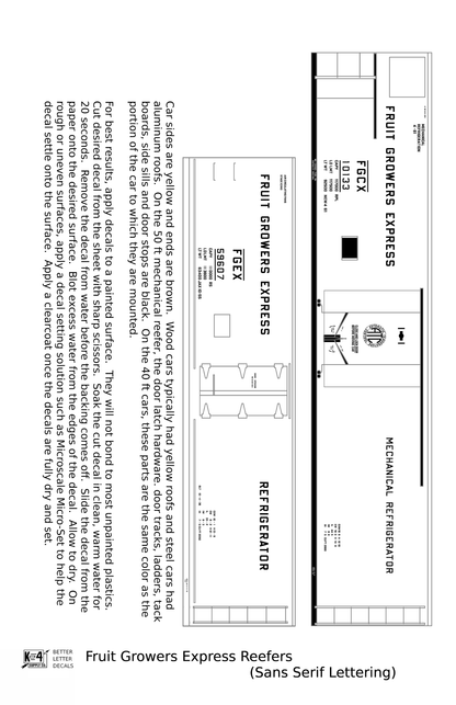 Fruit Growers Express Ice Or Mechanical Reefer Black