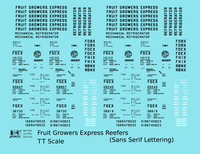 Fruit Growers Express Ice Or Mechanical Reefer Black