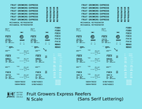 Fruit Growers Express Ice Or Mechanical Reefer Black