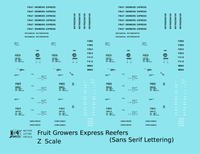 Fruit Growers Express Ice Or Mechanical Reefer Black