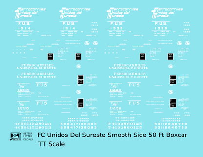 FC Unidos Del Sureste 50 Ft Boxcar White