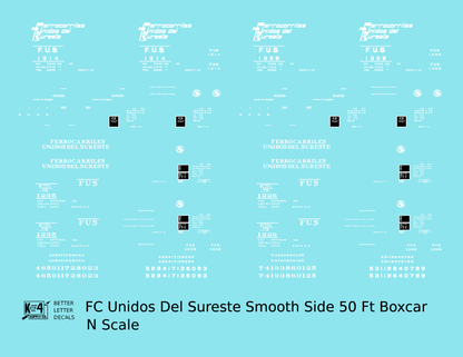 FC Unidos Del Sureste 50 Ft Boxcar White