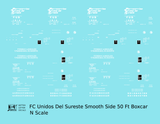 FC Unidos Del Sureste 50 Ft Boxcar White