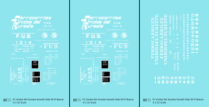 FC Unidos Del Sureste 50 Ft Boxcar White