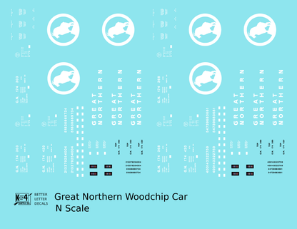 Great Northern Woodchip Gondola White