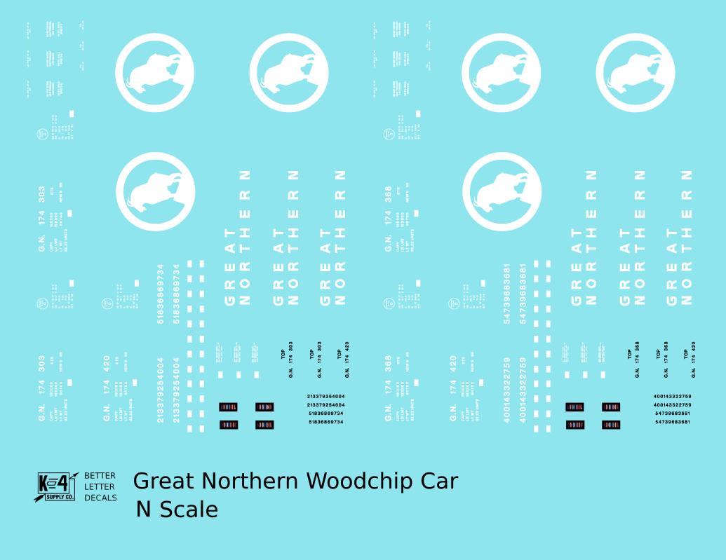 Great Northern Woodchip Gondola White