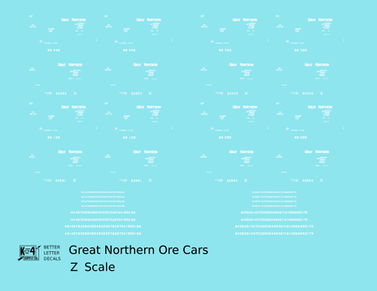 Great Northern Ore Jenny Car White