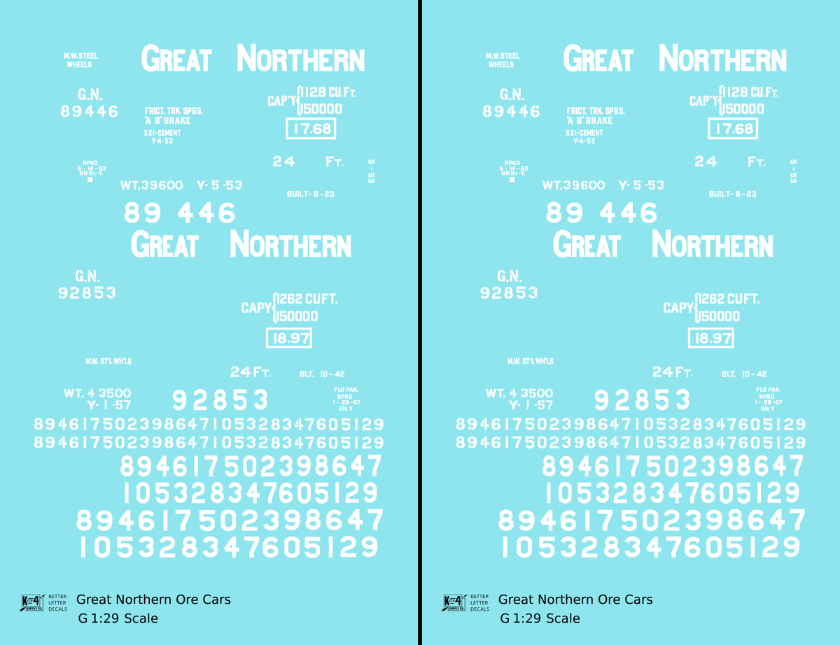 Great Northern Ore Jenny Car White