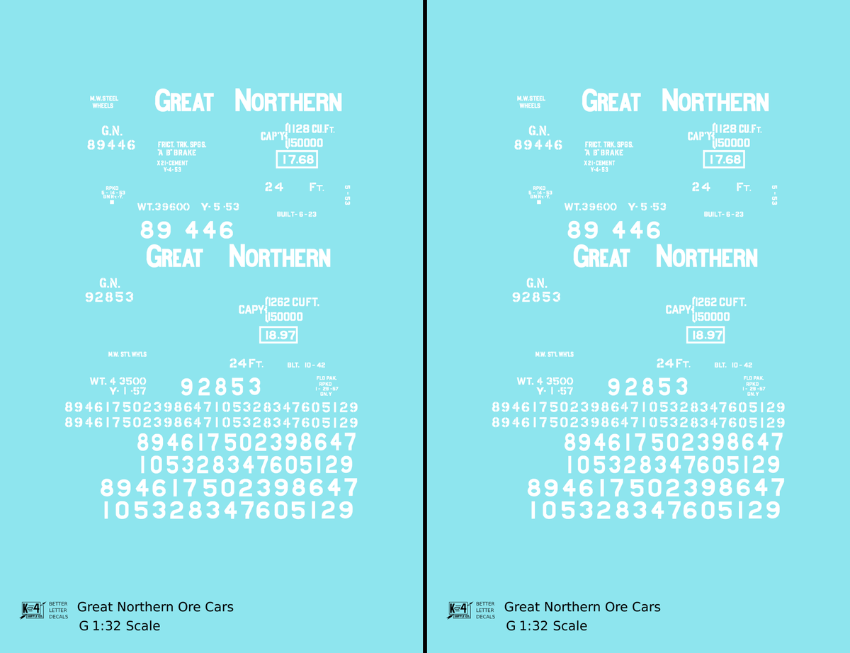 Great Northern Ore Jenny Car White