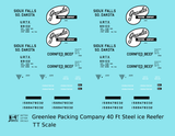 Greenlee Packing Co 40 Ft Steel Ice Reefer South Dakota