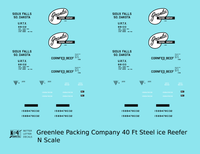 Greenlee Packing Co 40 Ft Steel Ice Reefer South Dakota