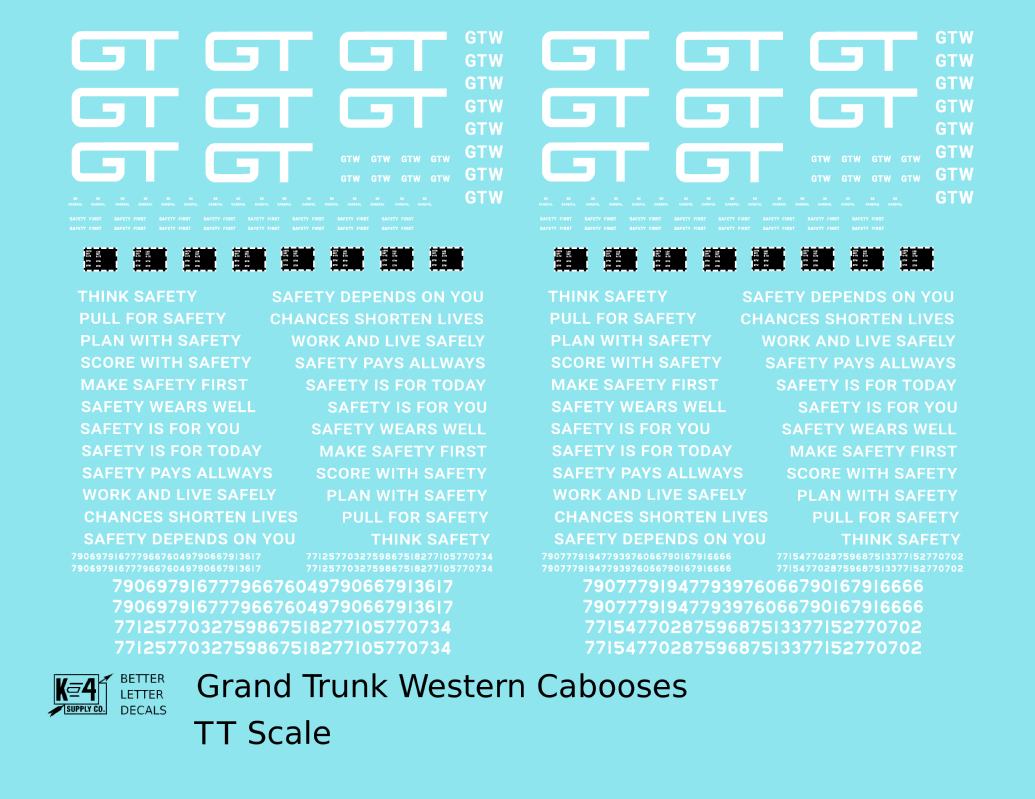 Grand Trunk Western Caboose White