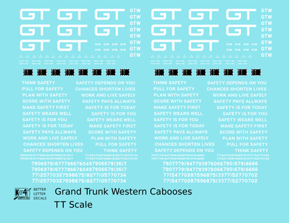 Grand Trunk Western Caboose White