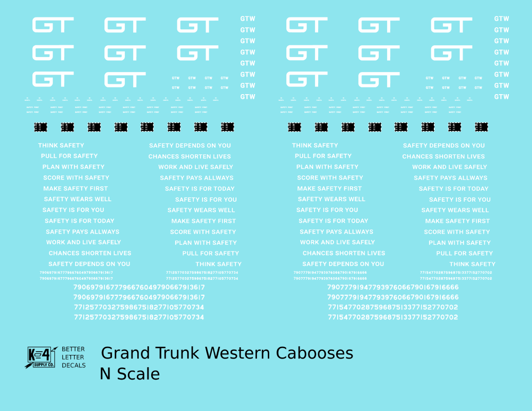 Grand Trunk Western Caboose White