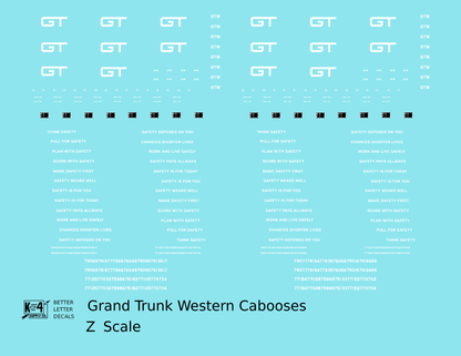 Grand Trunk Western Caboose White