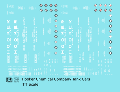 Hooker Chemical / Electrochemical Tank Car White Niagara Falls