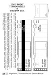 High Point, Thomasville and Denton 40 Ft Boxcar White