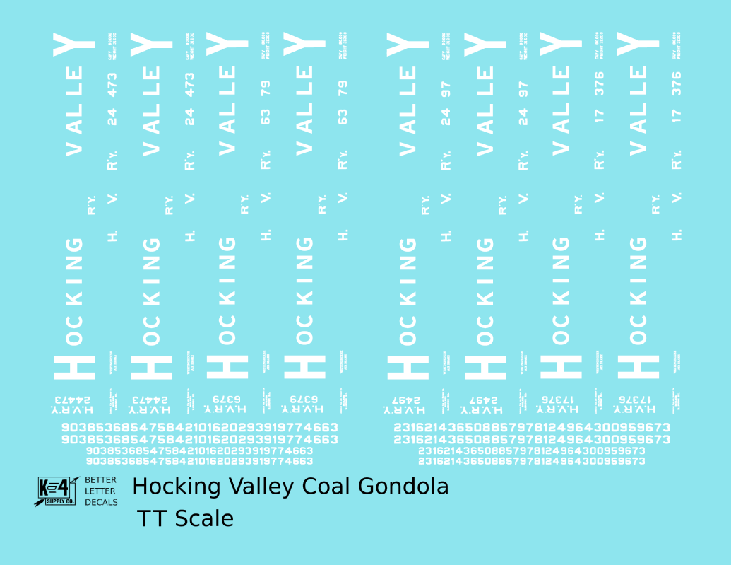 Hocking Valley Coal Gondola White