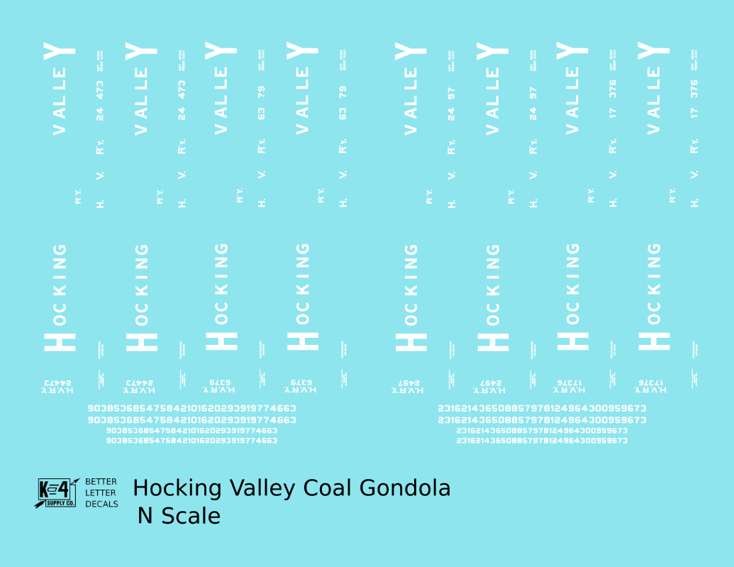 Hocking Valley Coal Gondola White