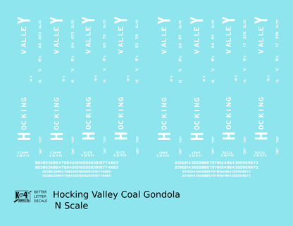 Hocking Valley Coal Gondola White