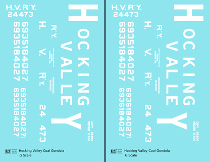 Hocking Valley Coal Gondola White