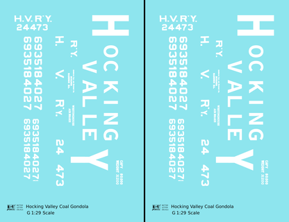 Hocking Valley Coal Gondola White