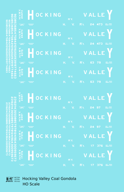 Hocking Valley Coal Gondola White