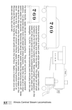 Illinois Central Steam Locomotive White