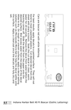 Indiana Harbor Belt 40 Ft Boxcar White Gothic Lettering