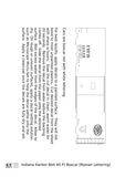 Indiana Harbor Belt 40 Ft Boxcar White Roman Lettering