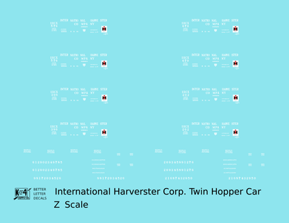 International Harvester IHCX Ribbed Twin Hopper White