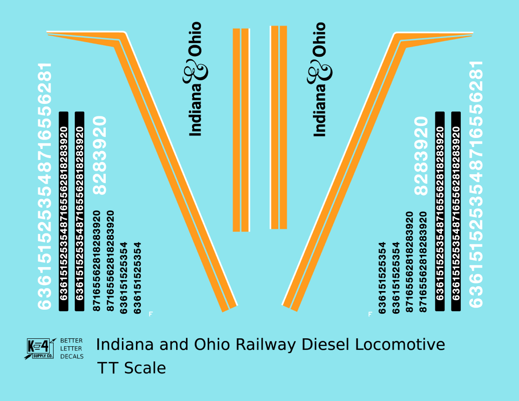 Indiana and Ohio Railway Diesel Locomotive