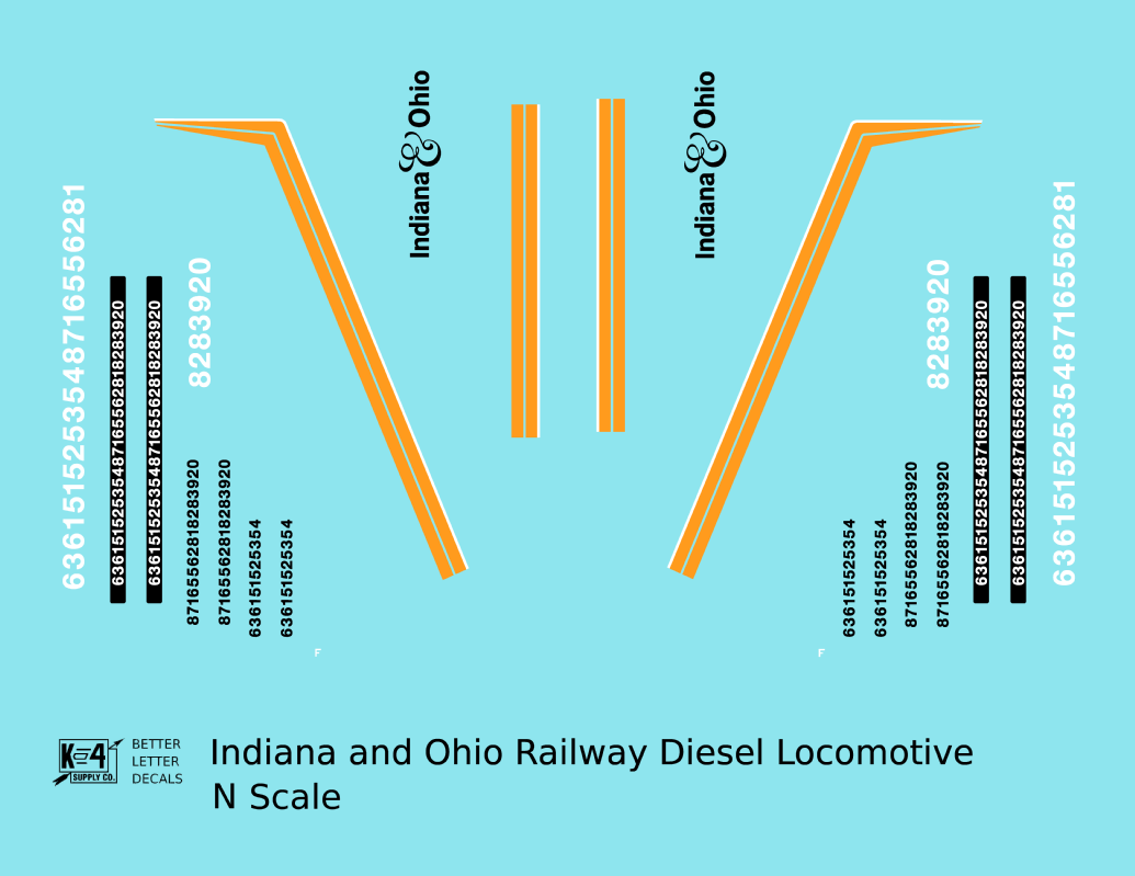 Indiana and Ohio Railway Diesel Locomotive