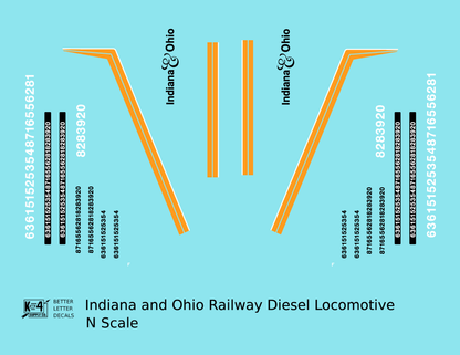 Indiana and Ohio Railway Diesel Locomotive