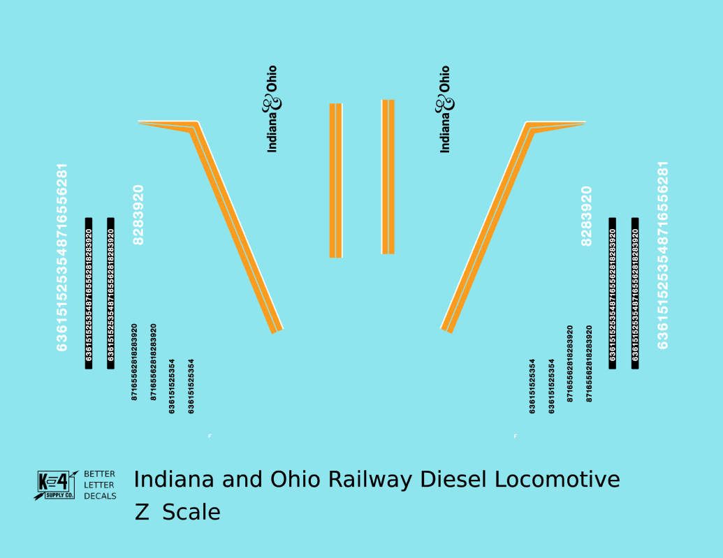 Indiana and Ohio Railway Diesel Locomotive