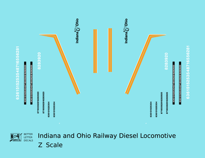 Indiana and Ohio Railway Diesel Locomotive